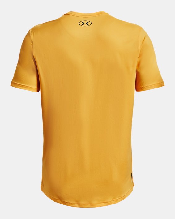Men's UA RUSH™ Energy Short Sleeve, Yellow, pdpMainDesktop image number 5
